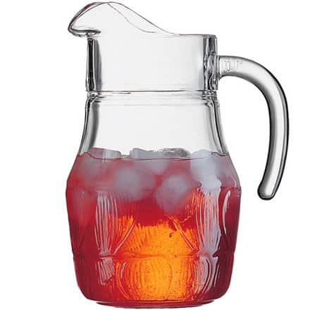 Arcoroc Fleur Glass Jug 45.8oz / 1.3ltr (Single)