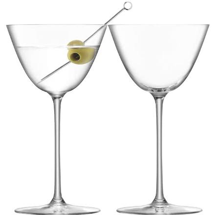 LSA BOROUGH Martini Glasses 6.8oz / 195ml (Set of 4)